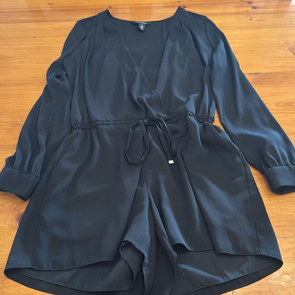White House Black Market Long Sleeve Romper - Picture 4 of 6